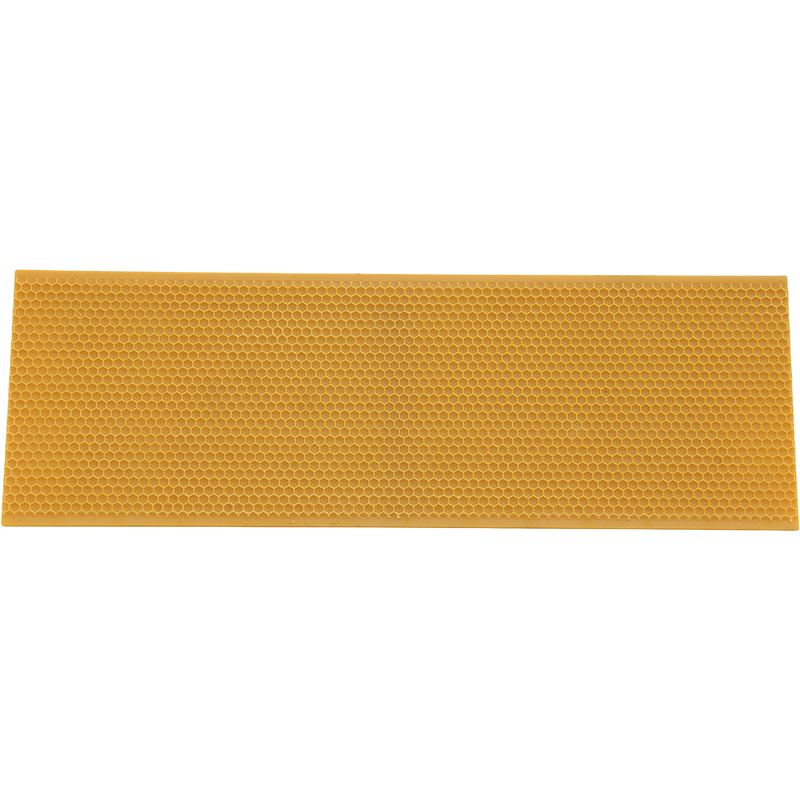 Yellow Wax Spray Plastic Nest Foundation Sheet